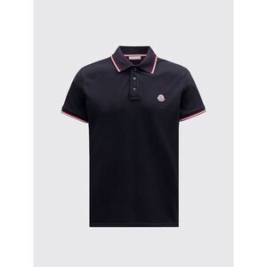 Moncler Polo Shirt Men Blue
